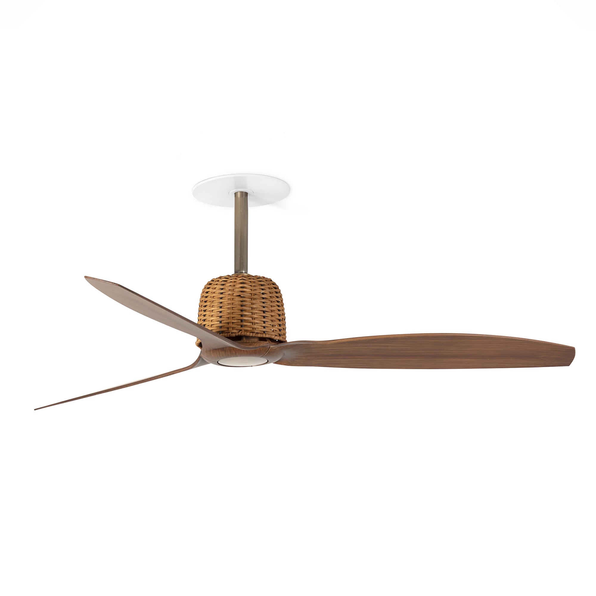 FARO Weaver Fan Ø1280mm – kućište Staro zlato lopatice Orah