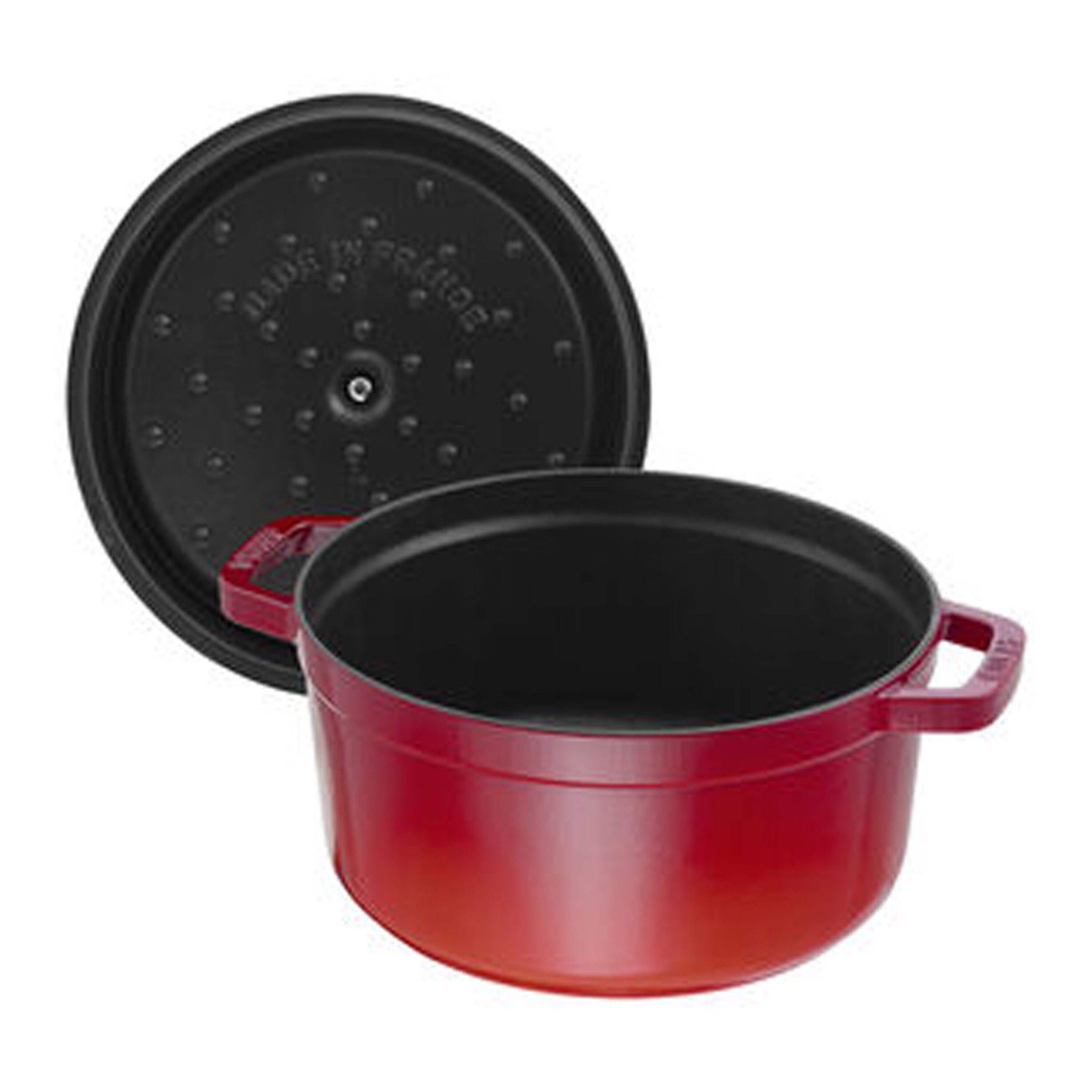 Staub La Cocotte 24 cm Cherry леано железно тенџере со капак