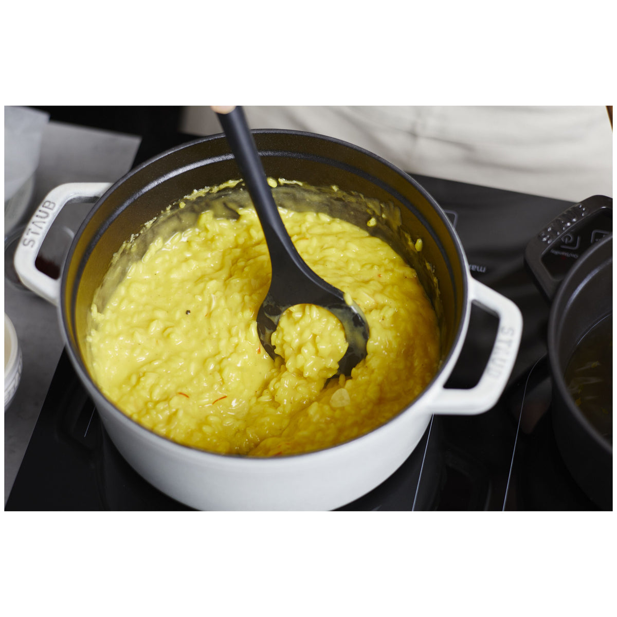 Staub Risotto spoon, black | silicone