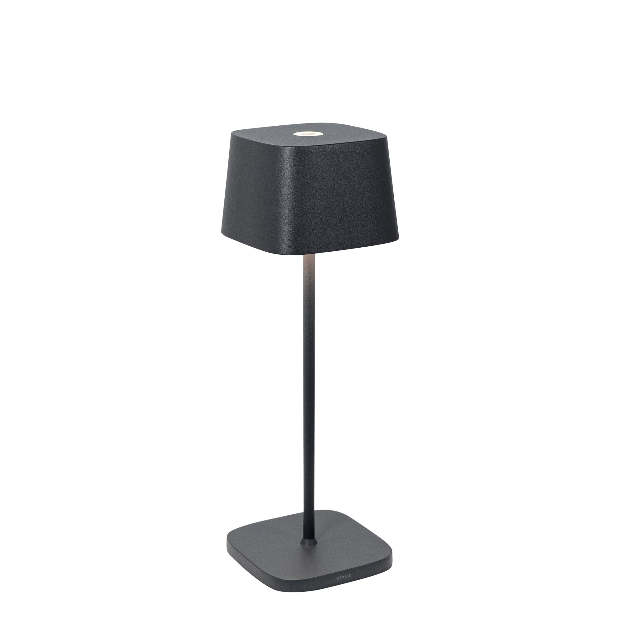 Zafferano Ofelia stona lampa Tamno siva