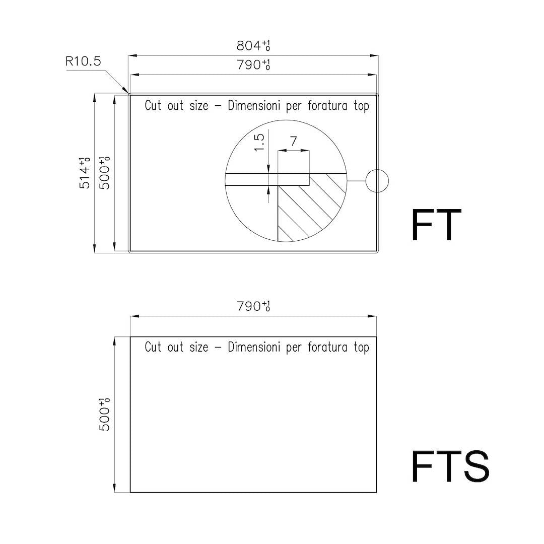 Foster Plinska ploča KE Black 5G 7600 666 - 2