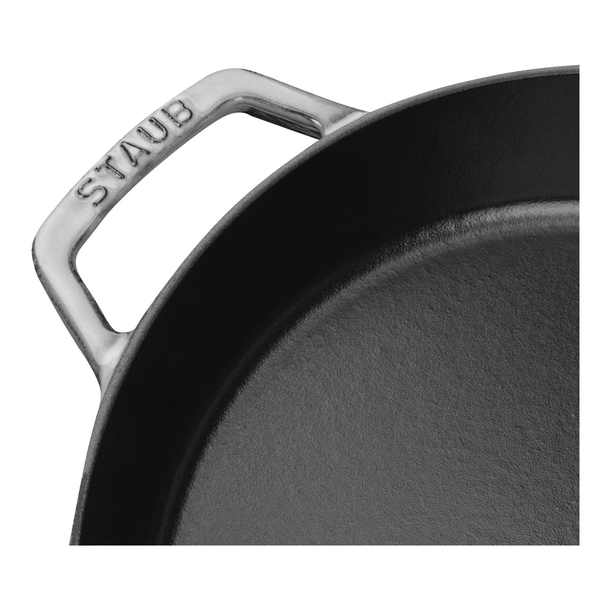 Staub Fry pan with 2 handles | cast iron | round