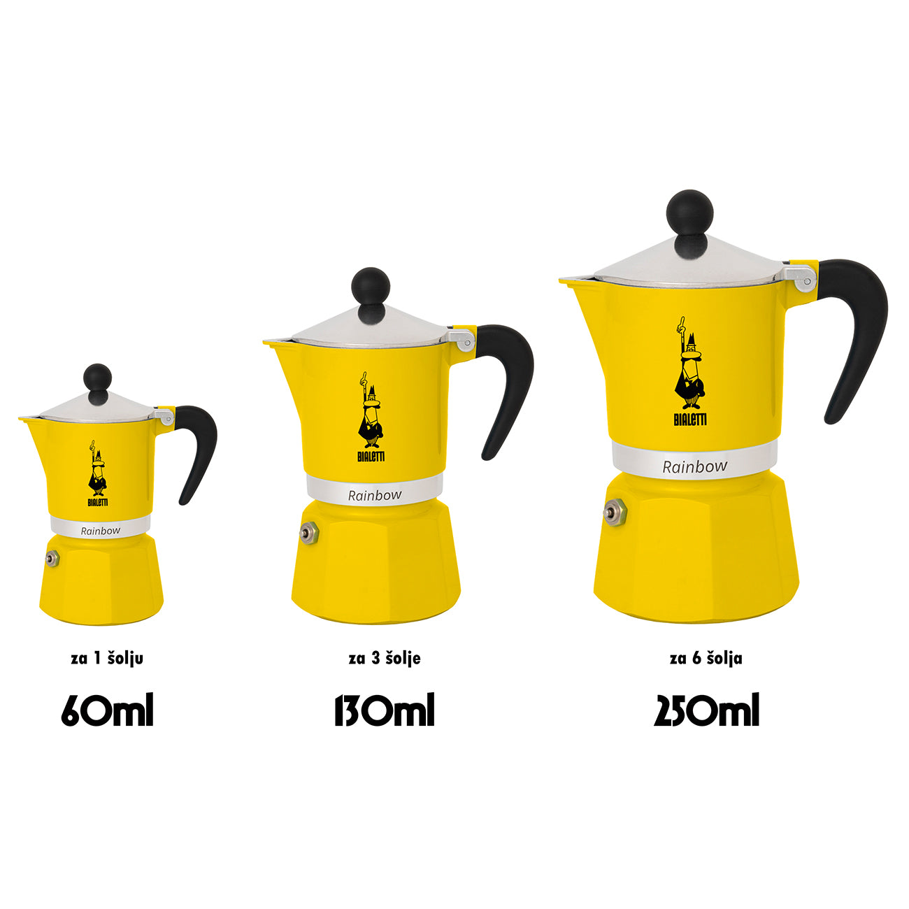 Bialetti Rainbow Жолта