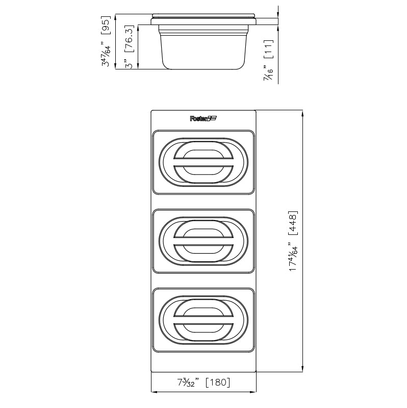 Foster Set 3 inox posude 8100 622