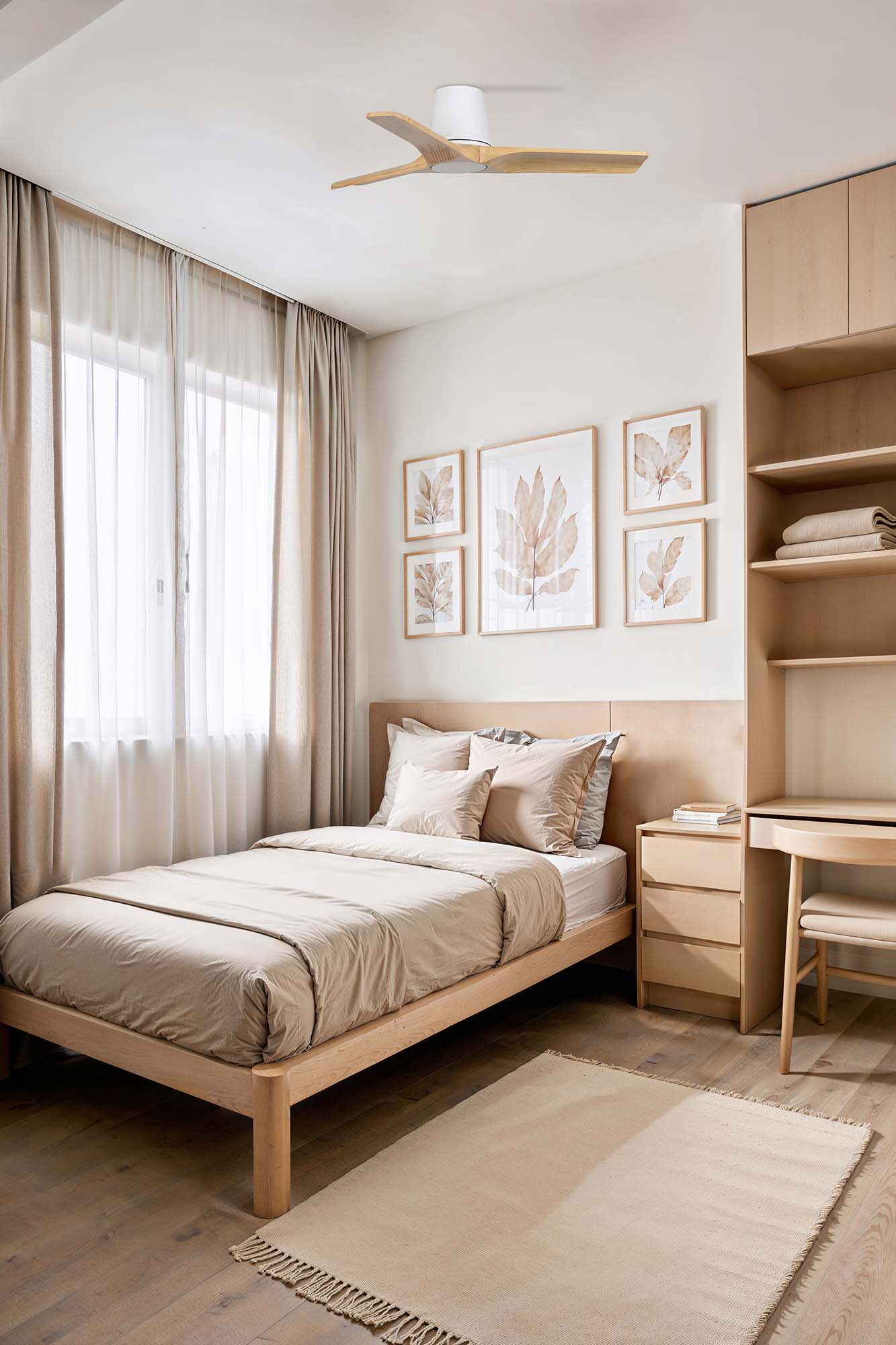 FARO Heywood Tub S Ø900mm – kućište Bela lopatice Bor