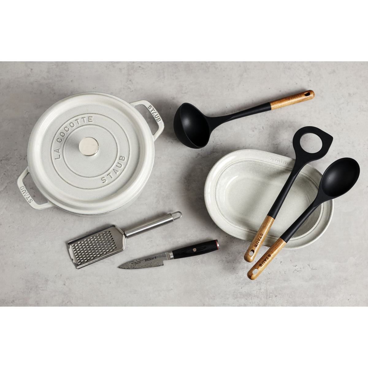 Staub Risotto spoon, black | silicone