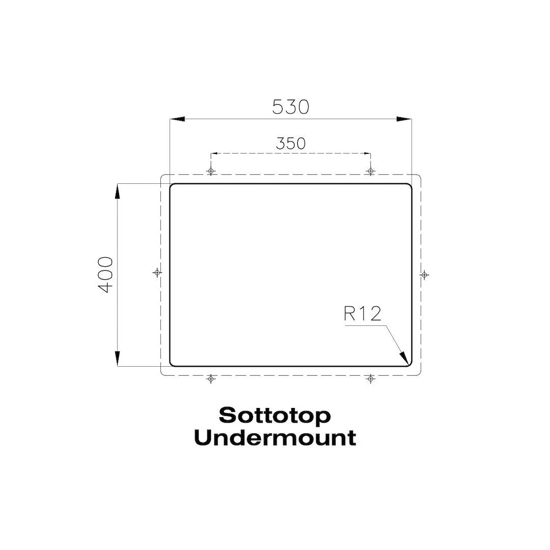 Foster Sudopera Skin 530 Gun Metal Undermount 4453 846 - 2