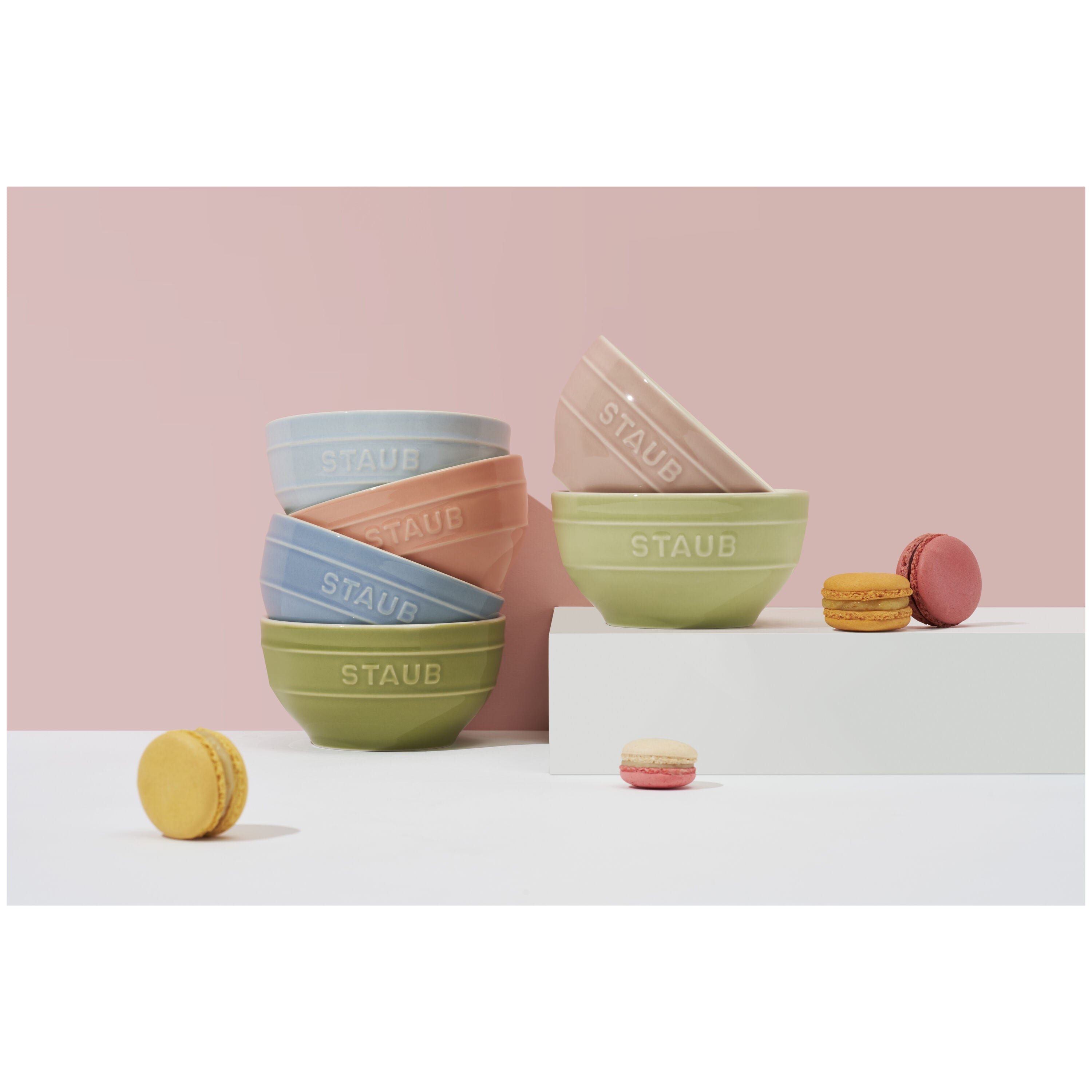 Staub Bowl set macaron,  / 6-pcs | ceramic