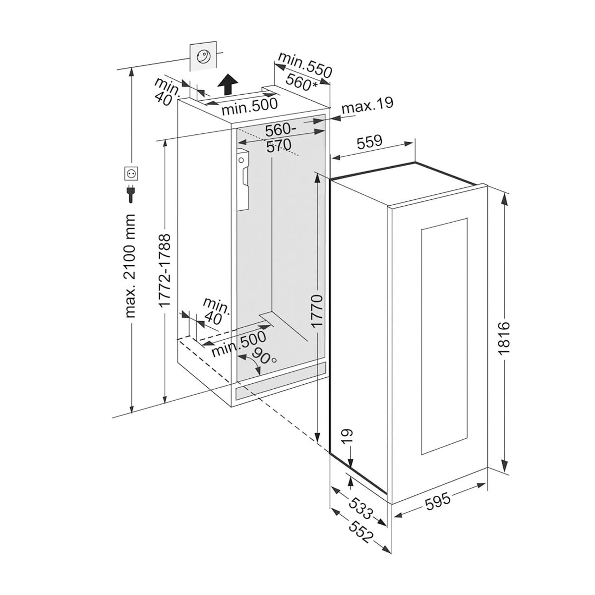 LIEBHERR EWTgb 3583 Vinidor