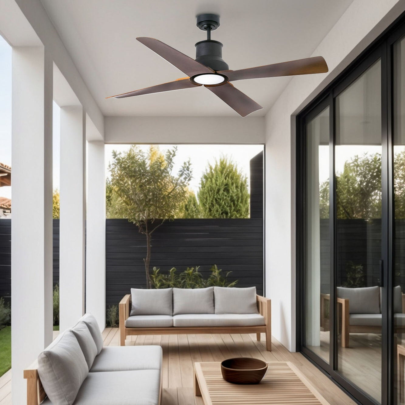 Faro Barcelona WINCHE M Black/brown IP44