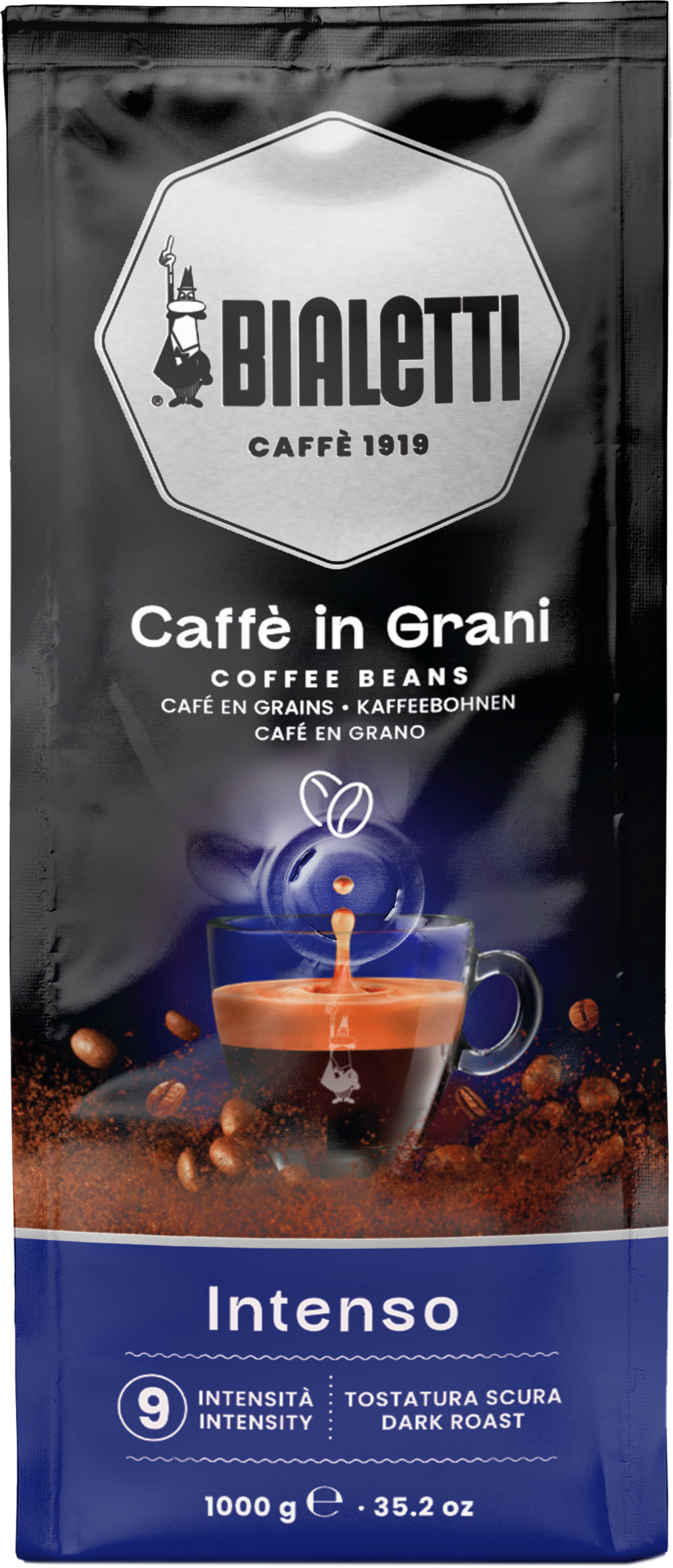 Bialetti – INTENSO kafa u zrnu 1000 g