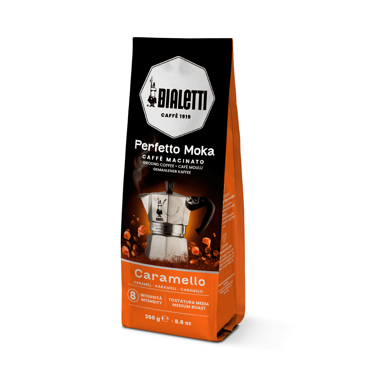 Bialetti Perfetto Moka Caramello мелено кафе 250 g