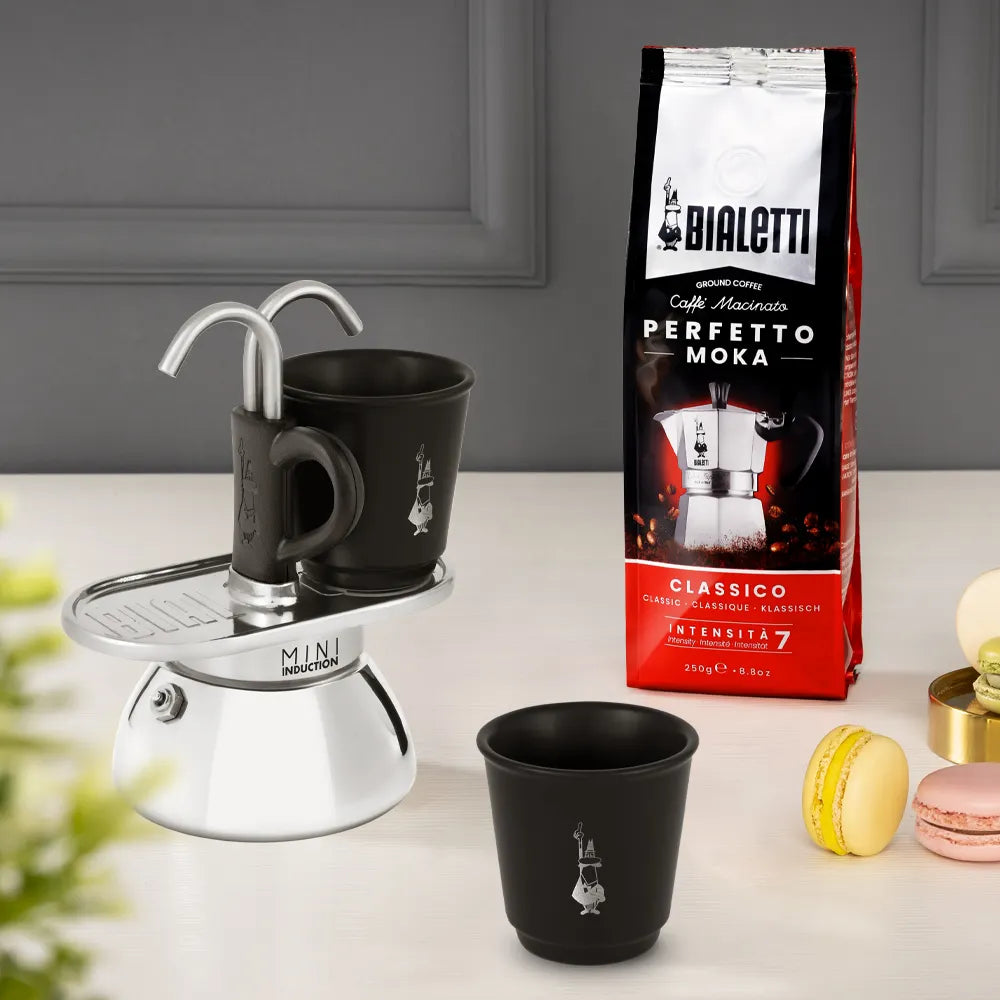 Bialetti Сет Mini Indukcija + 2 Шолји