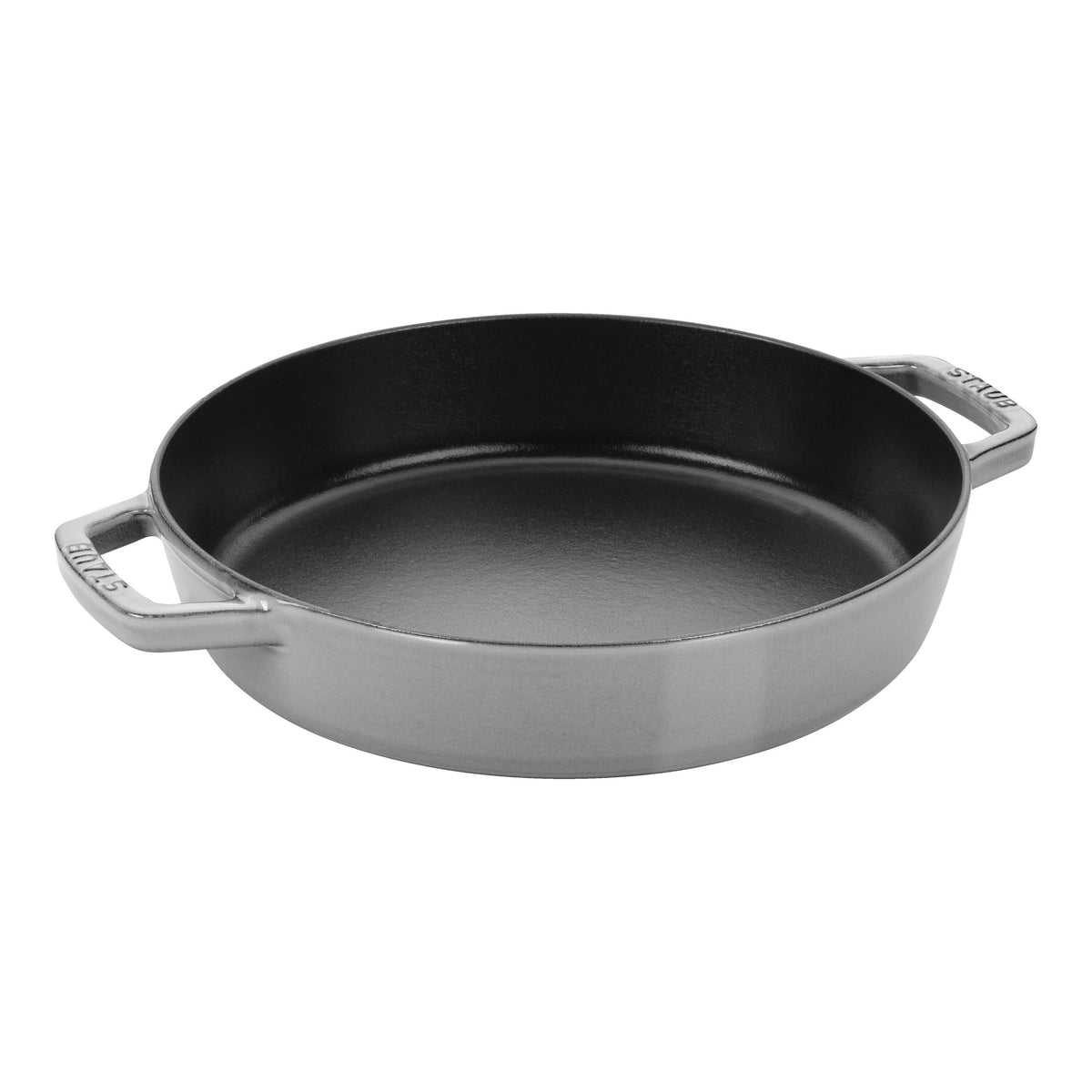 Staub Fry pan with 2 handles | cast iron | round