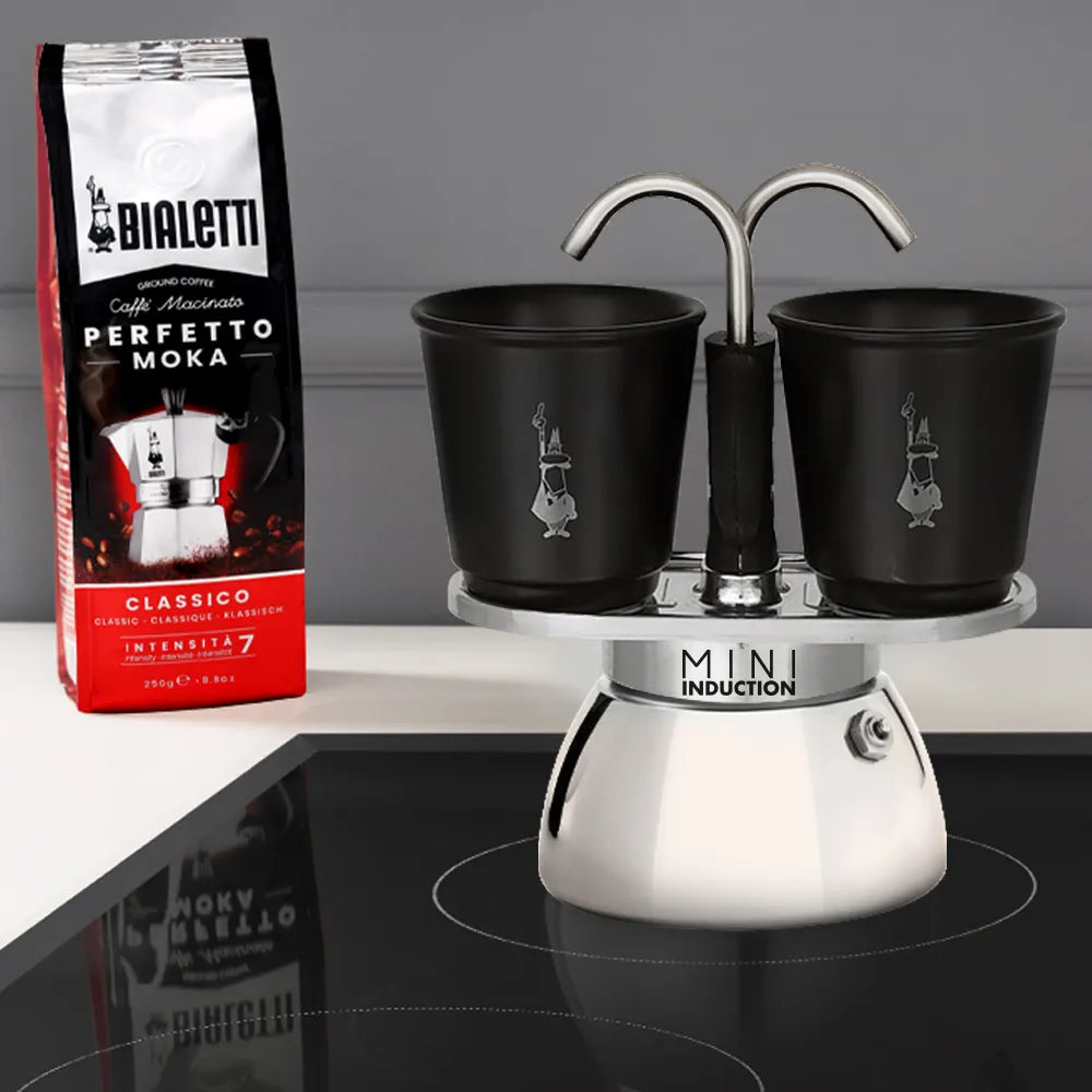 Bialetti Сет Mini Indukcija + 2 Шолји