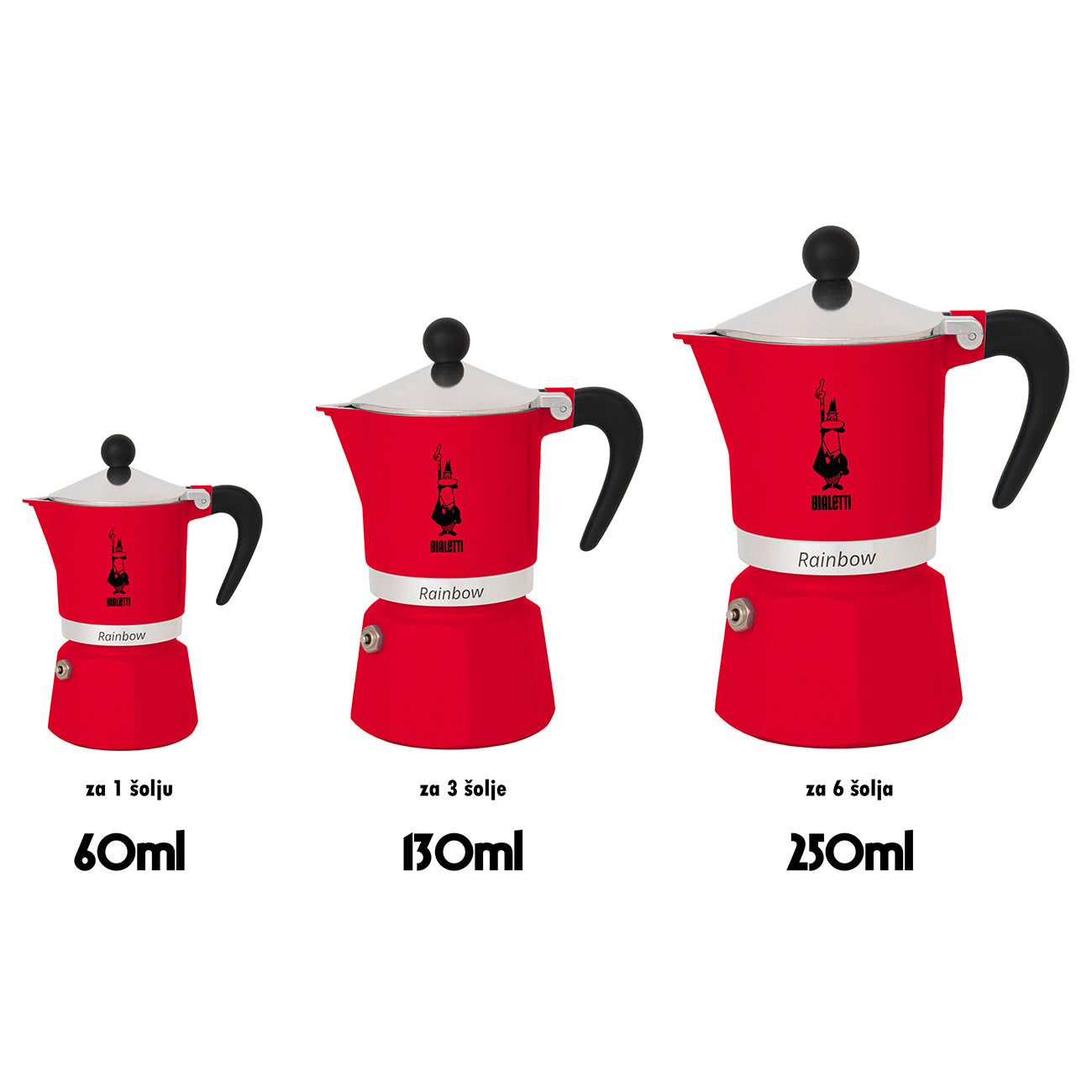 Bialetti Rainbow Rossa