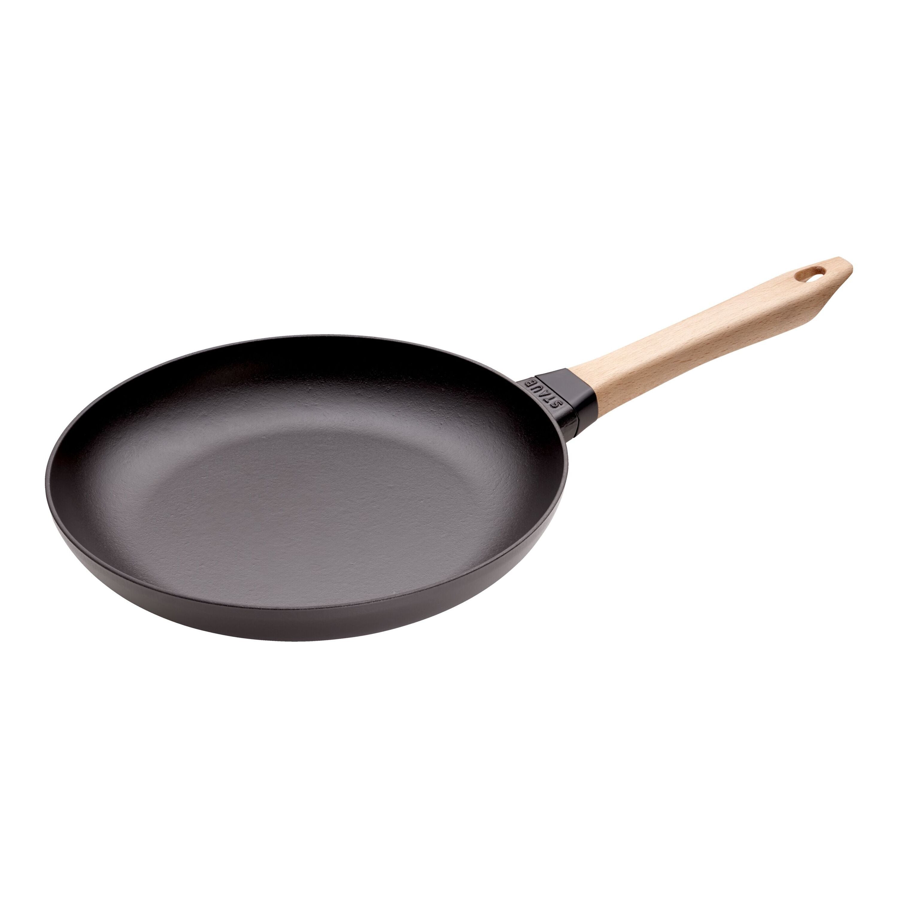 Staub Fry pan with wooden handle | cast iron | round